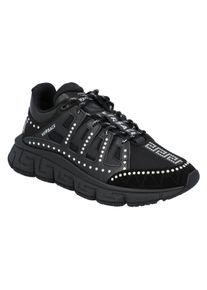 Versace Low-Top Sneaker - Trigreca Sneaker Studs - Gr. 41 (EU) - in Schwarz - f&uuml;r Damen