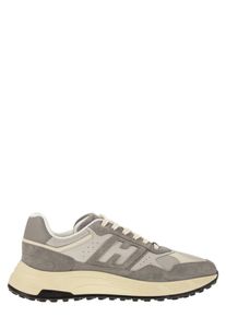 Hogan Low-Top Sneaker - Hyperlight - Suede And Canvas Sneakers - Gr. 7 - in Grau - f&uuml;r Damen