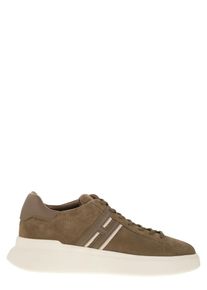 Hogan Low-Top Sneaker - H580 - Suede Trainers - Gr. 7_5 - in Braun - f&uuml;r Damen