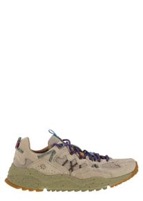 Flower Mountain Low-Top Sneaker - Yamabushi - Sneakers In Suede And Technical Fabric - Gr. 40 (EU) - in Beige - f&uuml;r Damen