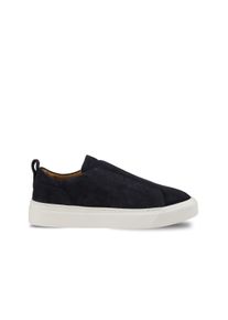 Kiton Low-Top Sneaker - Minimalist Calfskin Sneakers With Refined Craftsma - Gr. 43 (EU) - in Schwarz - f&uuml;r Damen