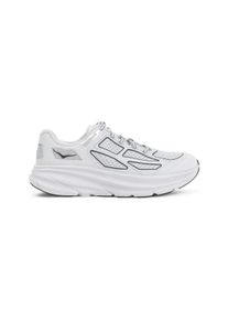 Hoka One One Hoka Stiefel - Sporty White Textile Sneakers With Reflective Acce - Gr. 10 - in Wei&szlig; - f&uuml;r Damen