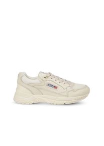 Autry Low-Top Sneaker - Hyperway Leather And Mesh Sneakers - Gr. 42 (EU) - in Beige - f&uuml;r Damen