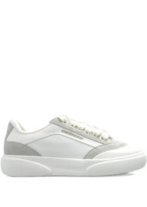 Casablanca Low-Top Sneaker - Low-Top Leather Sneakers With Suede Accents - Gr. 8 - in Wei&szlig; - f&uuml;r Damen