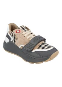Burberry Low-Top Sneaker - Check Arthur Sneakers - Gr. 35 (EU) - in Grau - f&uuml;r Damen