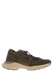 Tod's Tod's Low-Top Sneaker - Leather And Technical Fabric Sneakers - Gr. 7_5 - in Beige - f&uuml;r Damen