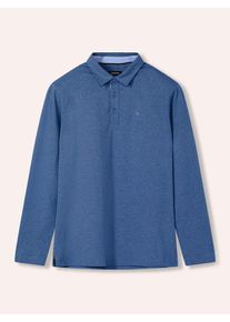 Walbusch Langarmpolo aus Baumwollmix