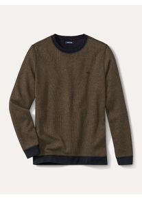 Walbusch Struktur Pullover Bicolor