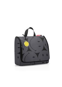 Reisenthel Kulturbeutel Toiletbag XL smiley grey, Anthrazit, Textil, 28x23x10 cm, Freizeit, Wellness, K&ouml;rperpflege, Kosmetik