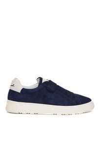 Voile Blanche Low-Top Sneaker - Deep Blue Suede Slip-On Sneakers With White Rubber - Gr. 43 (EU) - in Blau - f&uuml;r Damen