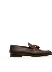 Doucals Doucal's Loafer - Brown Leather Tassel Moccasin - Gr. 42 (EU) - in Braun - f&uuml;r Damen