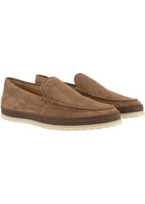 Tod's Tod's Loafer - Pantofola Gomma Rafia Tv - Gr. US_7 - in Braun - f&uuml;r Damen