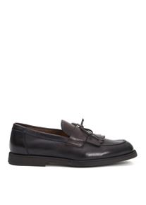 Doucals Doucal's Loafer - Brown Leather Moccasins With Decorative Fringe - Gr. 42,5 (EU) - in Schwarz - f&uuml;r Damen