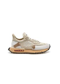 Be Positive Low-Top Sneaker - Space Race - Iconic Canvas Sneakers - Gr. 45 (EU) - in Beige - f&uuml;r Damen