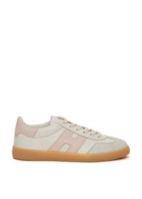 Hogan Low-Top Sneaker - Cool H Pink Leather White Sneakers - Gr. 41 (EU) - in Beige - f&uuml;r Damen