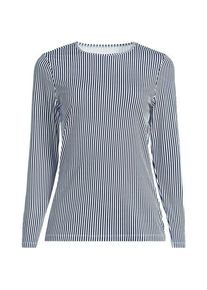 LANDS' END Schnelltrocknendes UPF 50 Sonnenschutz-Gartenshirt, Damen,  Blau, Nylon-Mischung, by Lands' End