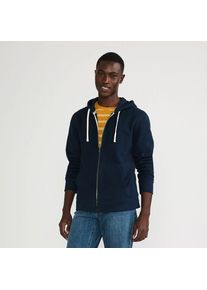 LANDS' END Serious Sweats Kapuzenjacke, Herren,  Blau, Baumwoll-Mischung/Polyester-Mischung, by Lands' End