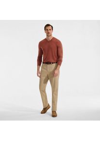 LANDS' END CashTouch Feinstrick-Pullover, Herren,  Braun, Polyester, by Lands' End