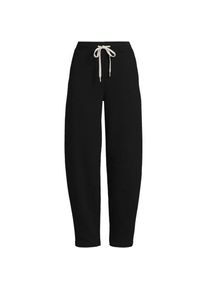 LANDS' END Serious Sweats High Waist Barrel-Jogginghose, Damen,  Schwarz, Baumwoll-Mischung/Polyester-Mischung, by Lands' End
