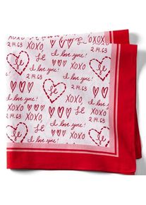 LANDS' END Baumwoll-Halstuch, Damen,  Wei&szlig;, Baumwolle, by Lands' End