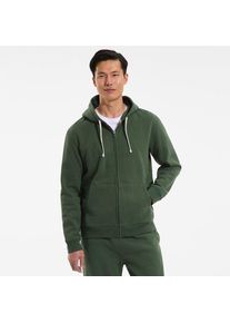 LANDS' END Serious Sweats Kapuzenjacke, Herren,  Gr&uuml;n, Baumwoll-Mischung/Polyester-Mischung, by Lands' End