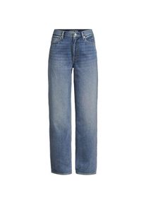 LANDS' END Mid Waist Baggy Jeans aus Baumwolle, Damen,  Blau, Baumwolle, by Lands' End
