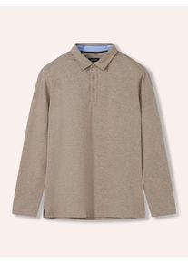 Walbusch Langarmpolo aus Baumwollmix