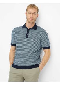 Brax Herren Strickpolo Style PASCAL navy, dunkelblau, Gr. L