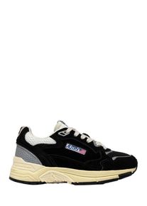 Autry Low-Top Sneaker - Black Suede Sneakers With Silver Accents - Gr. 40 (EU) - in Schwarz - f&uuml;r Damen