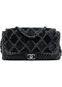 Chanel Hobo Bags - Large Tweed and Sequin Icons 3 Accordion Flap - Gr. unisize - in Schwarz - f&uuml;r Damen