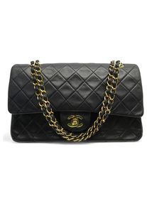 Chanel Crossbody Bags - VINTAGE Chanel KLASSISCHE TIMELESS MITTLERE HANDTA - Gr. unisize - in Schwarz - f&uuml;r Damen