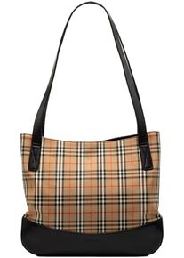 Burberry Shopper - Haymarket Check Canvas Tote - Gr. unisize - in Braun - f&uuml;r Damen