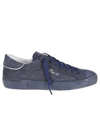 Philippe Model Low-Top Sneaker - Premium Leather Sneakers With Textured Finish - Gr. 40 (EU) - in Blau - f&uuml;r Damen