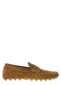 Tod's Tod's Loafer - Contemporary Suede Gommino Moccasin With Embossed - Gr. 7 - in Braun - f&uuml;r Damen