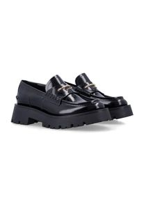 Alexander Wang Carter Mid-Heel Leather Loafers - Gr. 38 (EU) - in Schwarz
