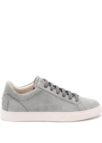 Tod's Tod's Low-Top Sneaker - Grey Suede Low-Top Sneakers With Off-White Sole - Gr. 6 - in Grau - f&uuml;r Damen