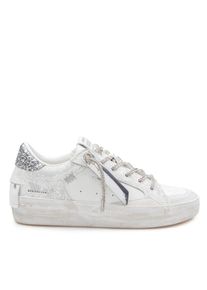 Crime London Low-Top Sneaker - Crime Deluxe Heel Sneakers In Leather - Gr. 36 (EU) - in Wei&szlig; - f&uuml;r Damen