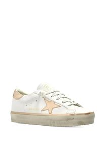 Golden Goose Deluxe Brand Golden Goose Low-Top Sneaker - White Low-Top Sneakers With Metallic Accents - Gr. 37 (EU) - in Beige - f&uuml;r Damen