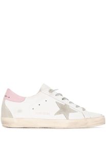 Golden Goose Deluxe Brand Golden Goose Low-Top Sneaker - Distressed Low-Top Sneakers With Grey Star Detail - Gr. 39 (EU) - in Beige - f&uuml;r Damen