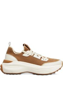 Tod's Tod's Low-Top Sneaker - Brown Silk And Nylon Sneakers - Gr. 37 (EU) - in Wei&szlig; - f&uuml;r Damen