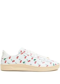 Valentino Garavani Low-Top Sneaker - Royco Sneaker Calfskin With Cherryfic Pattern - Gr. 42,5 (EU) - in Wei&szlig; - f&uuml;r Damen