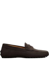 Tod's Tod's Loafer - Moccasin-Inspired Calfskin Suede Loafers - Gr. 10 - in Schwarz - f&uuml;r Damen