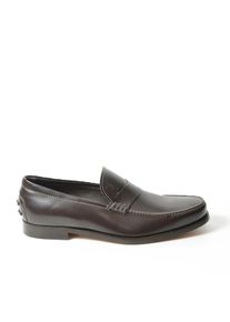 Tod's Tod's Loafer - Brown Leather Moccasin - Gr. 6_5 - in Grau - f&uuml;r Damen
