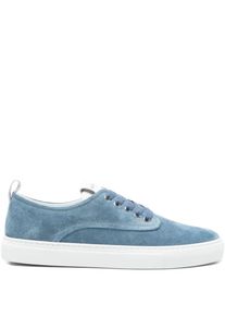 Givenchy Low-Top Sneaker - Minimalistic Blue Suede Sneakers With Rubber Sole - Gr. 44 (EU) - in Blau - f&uuml;r Damen