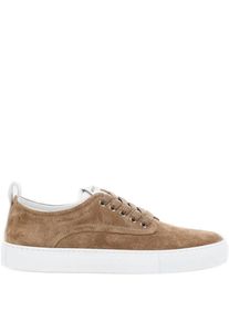 Givenchy Low-Top Sneaker - Suede Leather Flat Shoes With Lace-Up Front - Gr. 40 (EU) - in Wei&szlig; - f&uuml;r Damen