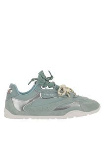 Pinko Low-Top Sneaker - Structured Two-Tone Sneakers With Contrasting Deta - Gr. 37 (EU) - in Grau - f&uuml;r Damen