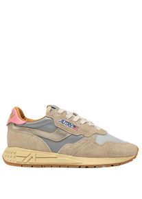 Autry Low-Top Sneaker - Panel-Designed Sneakers Crafted From Suede And Nyl - Gr. 36 (EU) - in Beige - f&uuml;r Damen