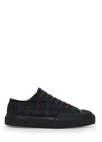 Superga Low-Top Sneaker - Low-Top Sneakers In Midnight Blue Tartan Wool - Gr. 42 (EU) - in Schwarz - f&uuml;r Damen