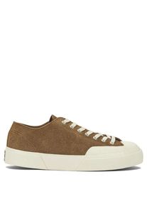Superga Low-Top Sneaker - Suede Leather Low-Top Sneakers With Textured Finis - Gr. 43 (EU) - in Braun - f&uuml;r Damen