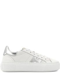 Hogan Low-Top Sneaker - Low-Top Sneakers With Silver Accents - Gr. 36 (EU) - in Wei&szlig; - f&uuml;r Damen